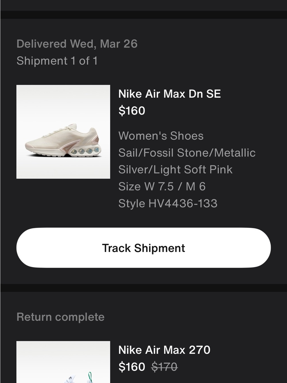 Nike Air Max Dn SE — Sail & Light Soft Pink